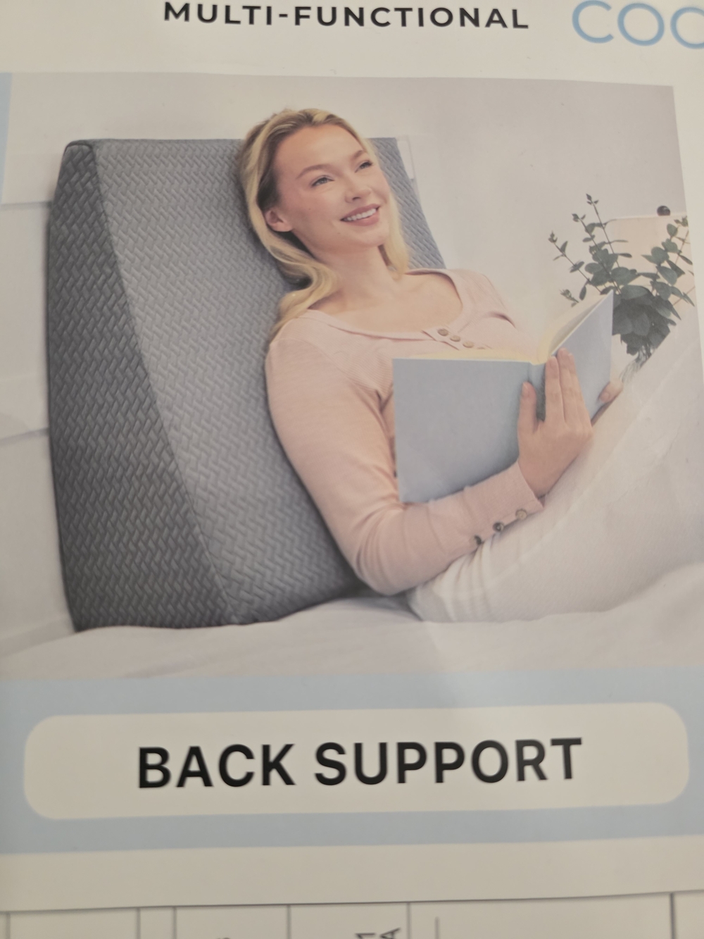 ​Imaginarium Cooling Memory Foam Wedge Pillow 24"x24"x10" - Like New - Picture 4 of 6